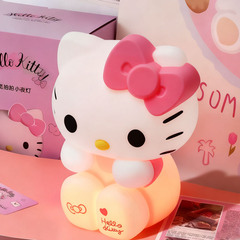 إضائة ليلية من السيليكون الناعم - هلو كيتي جالسة
