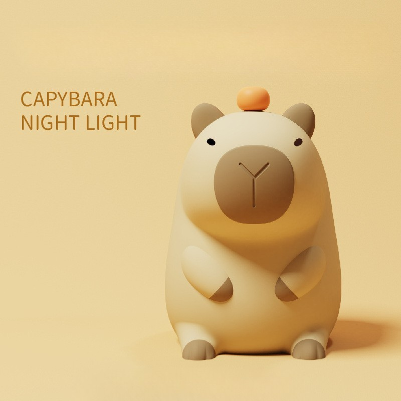 إضائة ليلية من السيليكون الناعم - كابيبارا Capybara