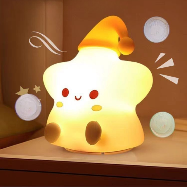 إضائة ليلية من السيليكون الناعم - نجمة مضيئة