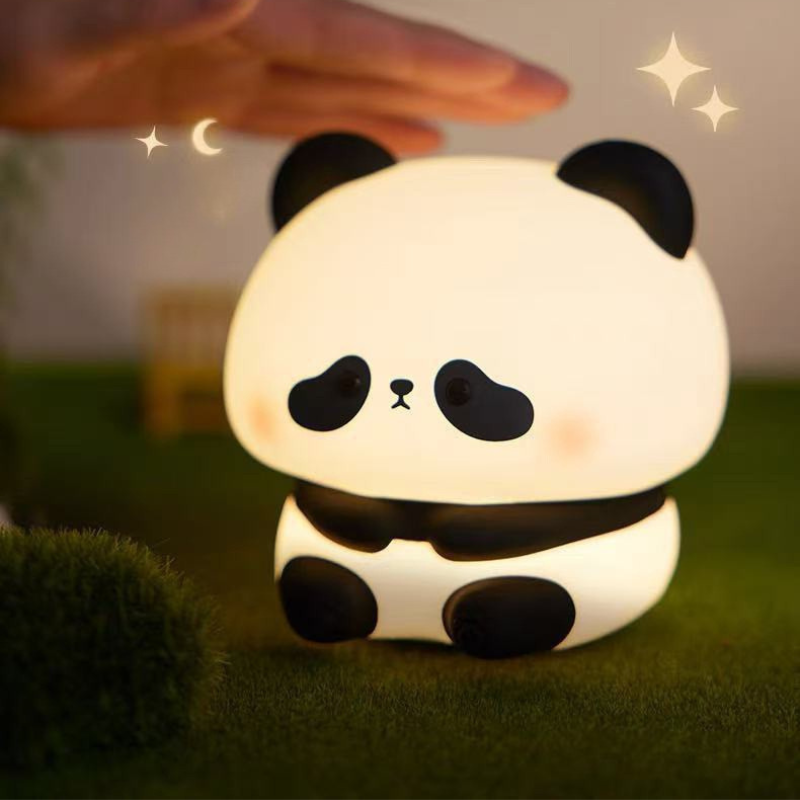 إضائة ليلية من السيليكون الناعم - باندا جالس