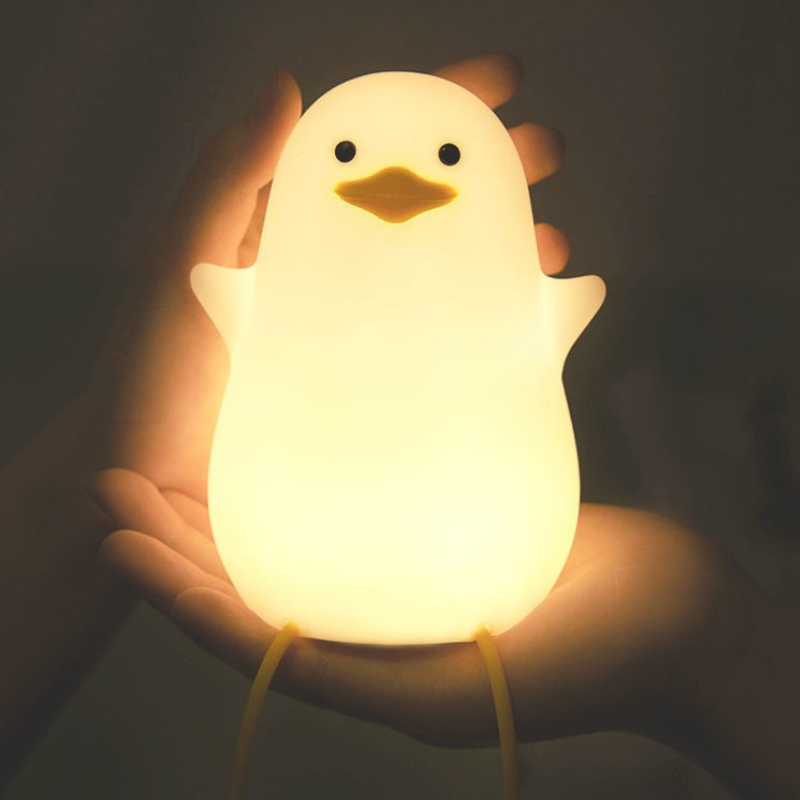 إضائة ليلية من السيليكون الناعم - بطة طويلة الأرجل