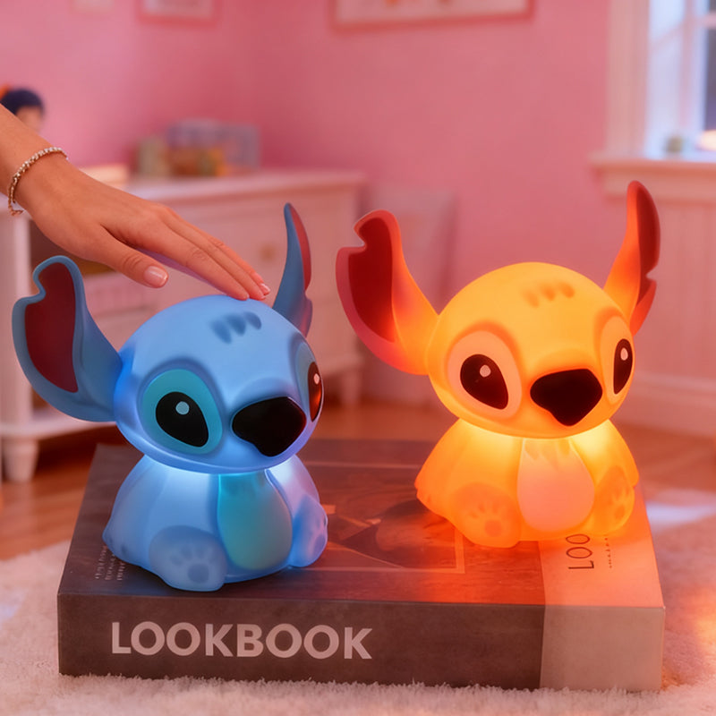 إضائة ليلية من السيليكون الناعم - ستيتش أزرق