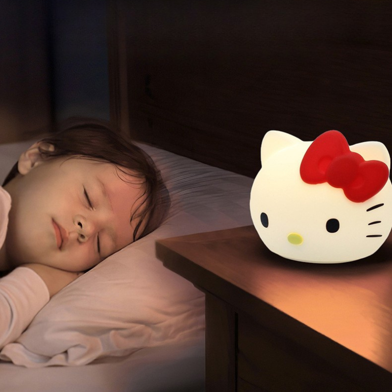 إضائة ليلية من السيليكون الناعم - هلو كيتي