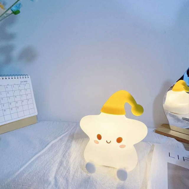 إضائة ليلية من السيليكون الناعم - نجمة مضيئة