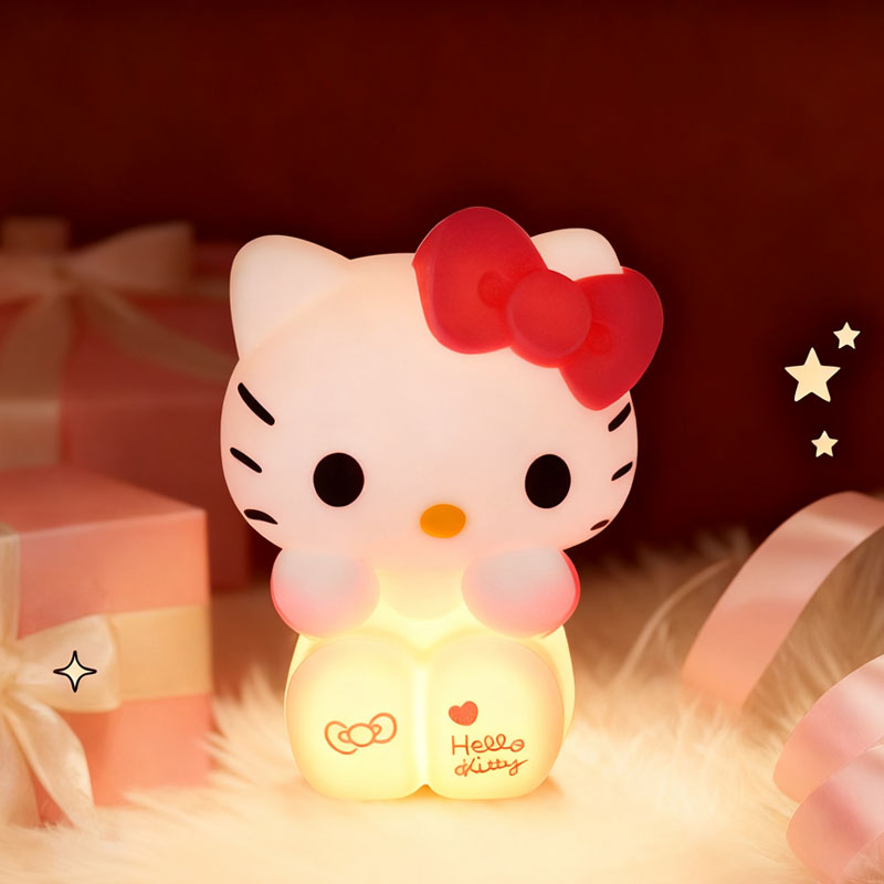إضائة ليلية من السيليكون الناعم - هلو كيتي جالسة