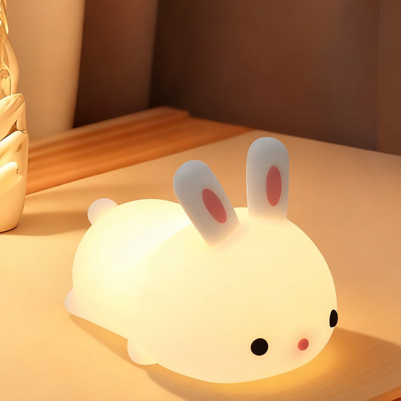 إضائة ليلية من السيليكون الناعم - أرنب صغير