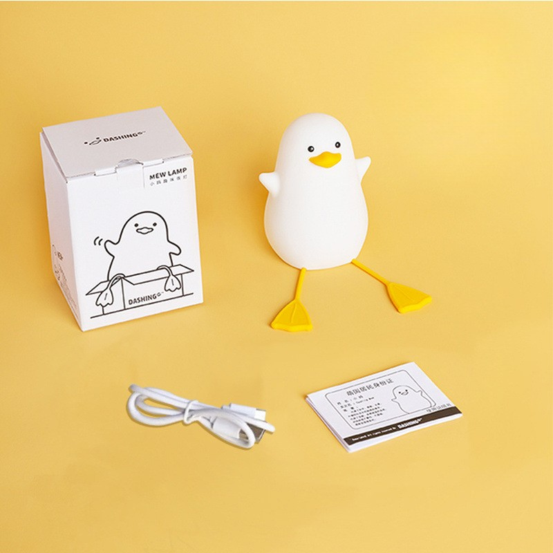 إضائة ليلية من السيليكون الناعم - بطة طويلة الأرجل