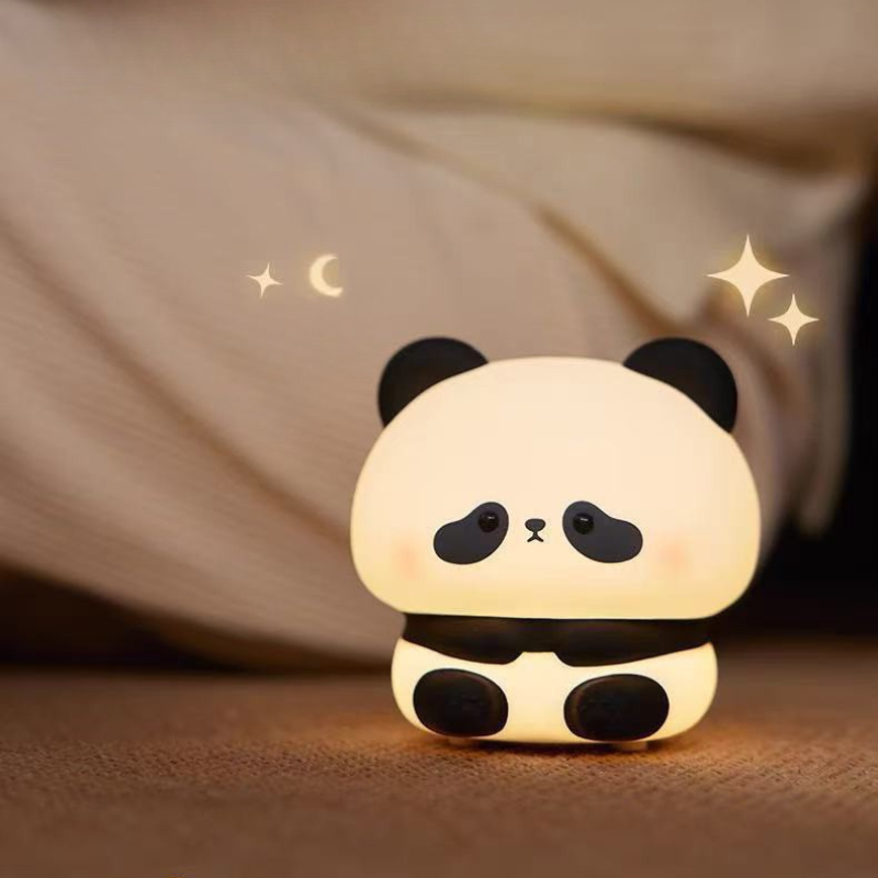 إضائة ليلية من السيليكون الناعم - باندا جالس