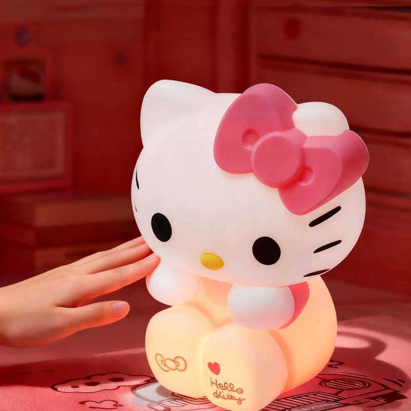 إضائة ليلية من السيليكون الناعم - هلو كيتي جالسة