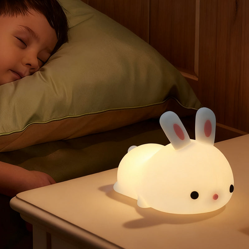 إضائة ليلية من السيليكون الناعم - أرنب صغير