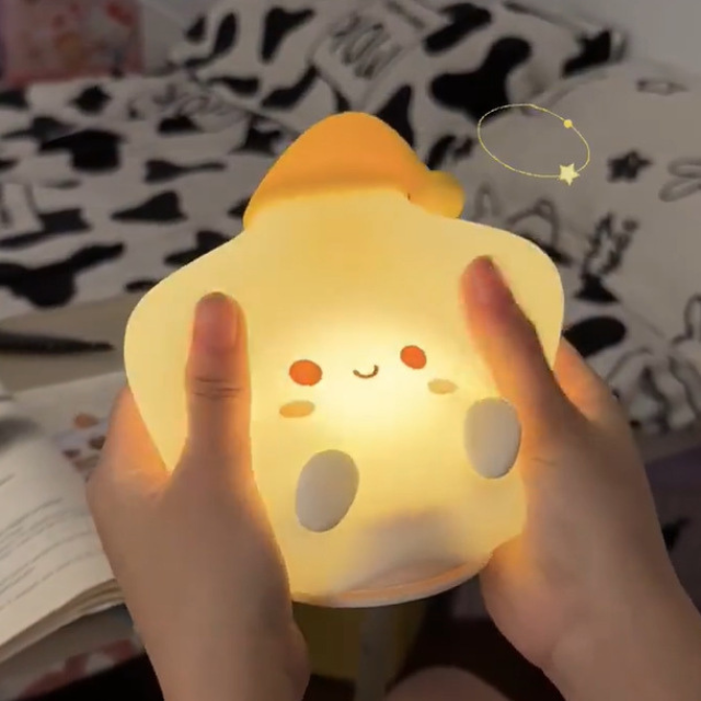 إضائة ليلية من السيليكون الناعم - نجمة مضيئة