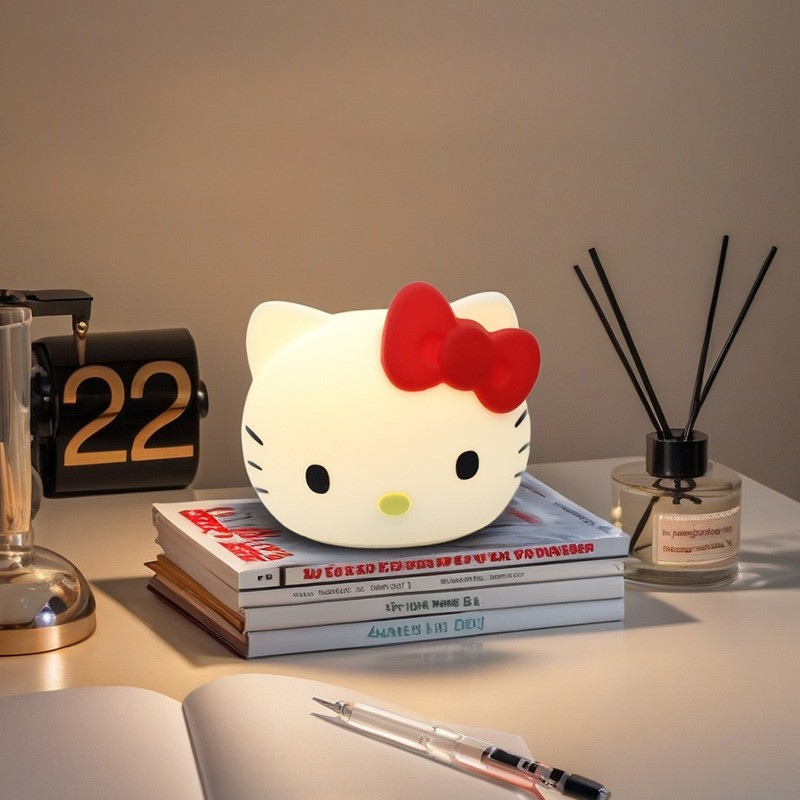 إضائة ليلية من السيليكون الناعم - هلو كيتي
