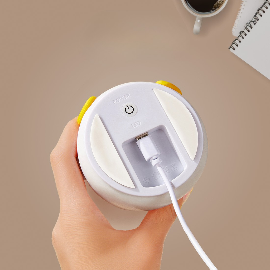 إضائة ليلية من السيليكون الناعم - البطة المندهشة