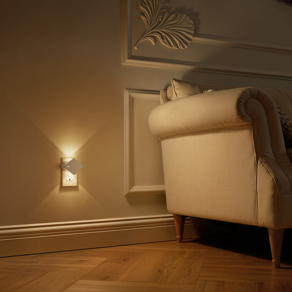 إنارة جدارية ذكية بحساس ضوء – v10030