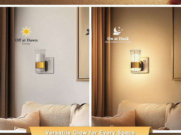 إنارة جدارية ذكية بحساس ضوء – v10036