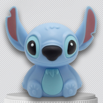 إضائة ليلية من السيليكون الناعم - ستيتش أزرق