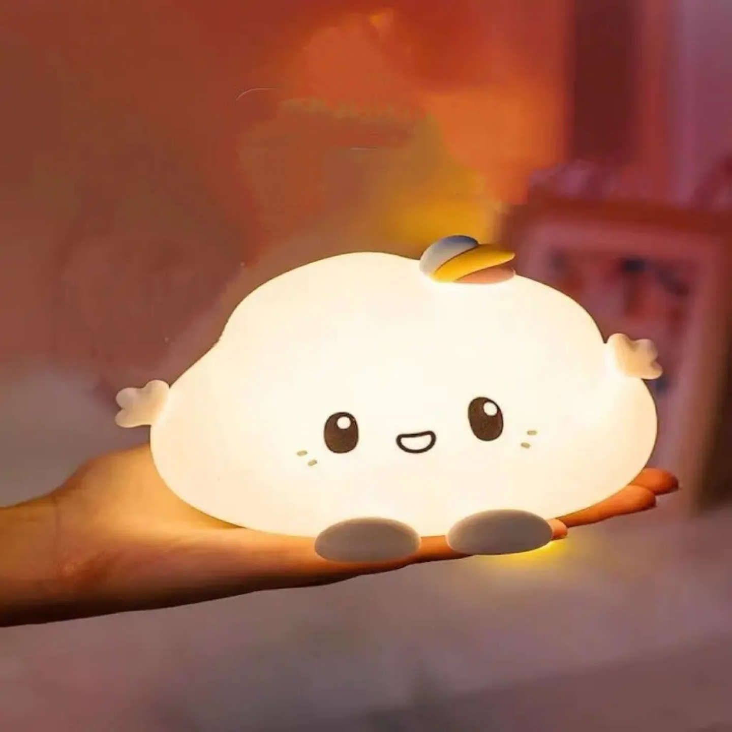 إضائة ليلية من السيليكون الناعم - غيمة