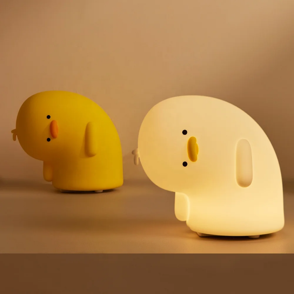 إضائة ليلية من السيليكون الناعم - بطة منحنية